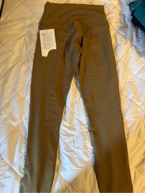 lululemon athletica Olive Green women’s align HR 25”